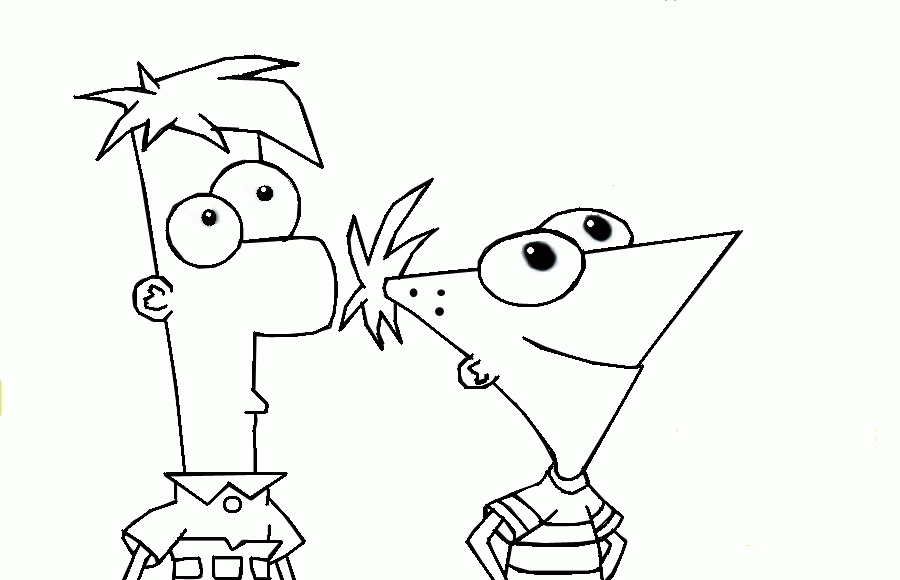 Fineasz i Ferb kolorowanki